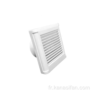 Ventilateur de ventilation en plastique de toilette de mur de fenêtre de salle de bains à la maison